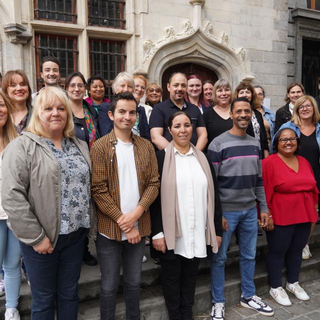 The Lille Tourist Office team at the Palais Rihour